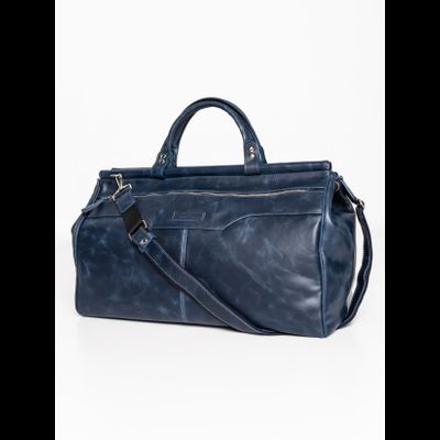 Кожаный саквояж Otranto Premium blue (арт. 4006-19)