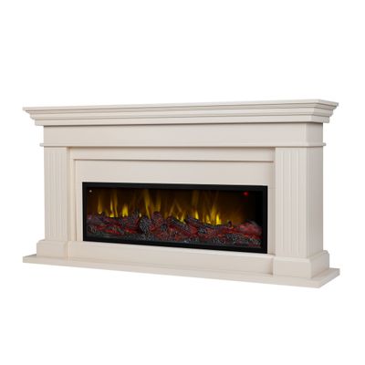 Линейный электрокамин Ontario WT с очагом Beverly 1000