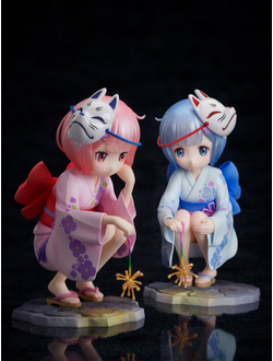 Набор из двух фигурок  1/7 Рем и Рам (Rem, Ram Younatsu no Omohide)