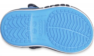 Crocs Bayaband Sandal Детские голубые с черным