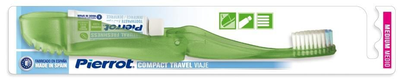 Зубная щётка дорожная Travel Compact с зубной пастой (5 мл), Pierrot.