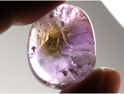 Аметрин, галтовка, Боливия (29*22*20 мм, 20,3 г) №38346