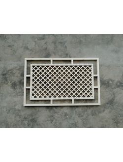 Решетка декоративная деревянная двойная обвязка К 60