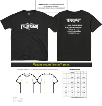 Футболка мужская классик "Trubetskoy"