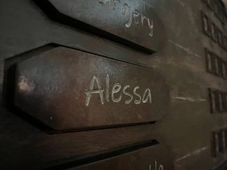 Panel for nameplates