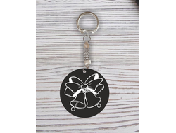 Брелок Выпускной с гравировкой №18