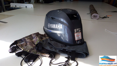 Чехол на капот Ямаха 15-20 л.с. - 4 такта (2013-2022) с ручным стартером