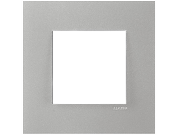 Рамка 1 пост алюминий Efapel Quadro 45