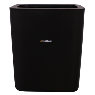 GBW-26B Ksitex Урна корзина для мусора подвесная пластиковая 26 литров B2 черная