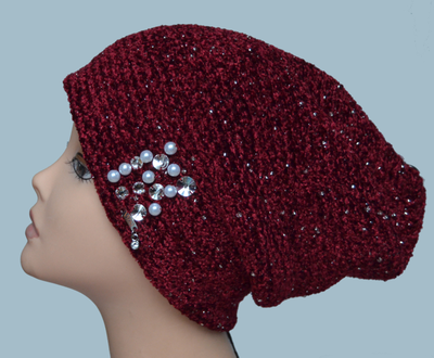 Vizio 6103 шапка Италия зима 2019 бордовая фото итальянских шапок Москва