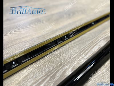 Молдинги Lexus LX 2016+ узкие черные