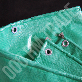 Тент тарпаулин 120г/м2 - 3x6м (усиленный край)