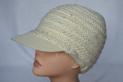 Итальянская зимняя бейсболка женская вязаная Визио фото