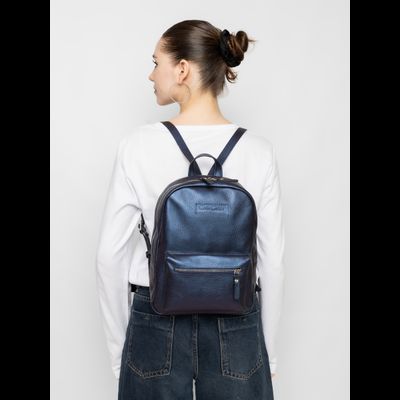 Женский кожаный рюкзак Anzolla Premium indigo (арт. 
3040-56)