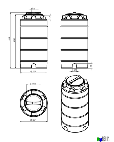 ЕМКОСТЬ R ЭВЛ-Т 200Л