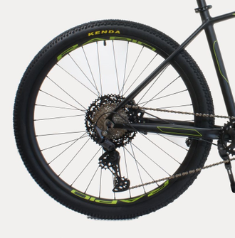 Велосипед 29" EVOLUTION INFERNO, алюминий, 12-скор., черно-зеленый, рама 21