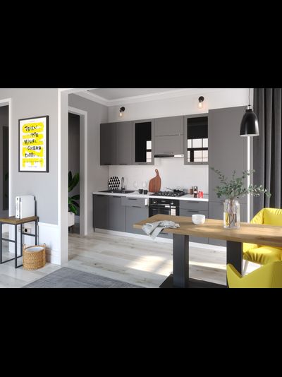 Глетчер Маренго силк модульная кухня