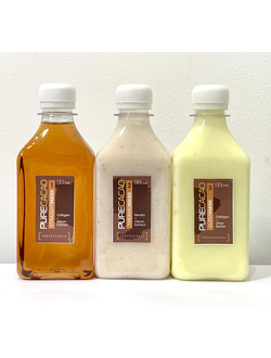 Набор Pure Cacao BB One для выпрямления и питания кудрявых, жестких или этнических волос  3*250 мл