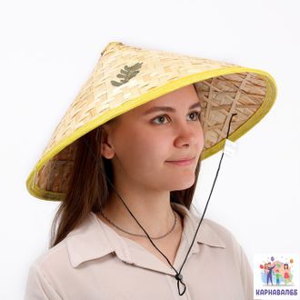 Китайская шляпа из бамбука, 36 см