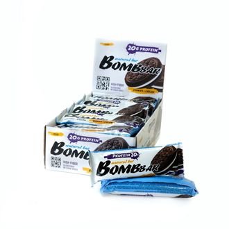 Bombbar Protein Bar 60 г  (20 шт) (печенье с кремом)