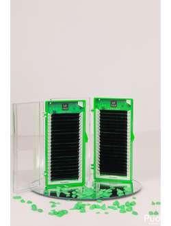 Le Maitre Ресницы Excellent 20 линий C 0.07 MIX 8-13 mm черные Ле Мат