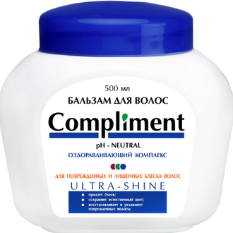 Compliment Бальзам для лишенных блеска волос ULTRA-SHINE 500 мл