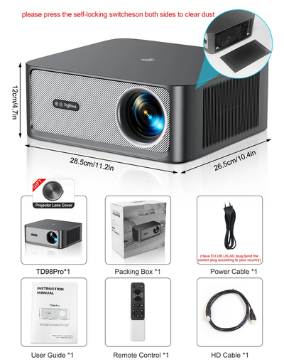 Проектор ThundeaL TD98 Pro, Андроид 11