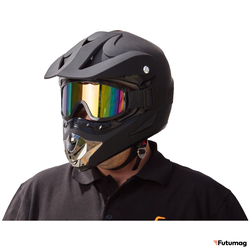 Шлем защитный (набор) + перчатки