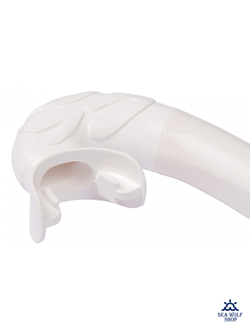 Трубка для дайвинга С4 MISTRAL WHITE гибкая