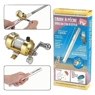 Мини-удочка в форме ручки fishing rod in pen case оптом