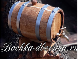 Бочка дубовая для коньяка 3 литра