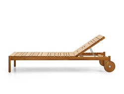Шезлонг-лежак деревянный Barcode VAR/2180L