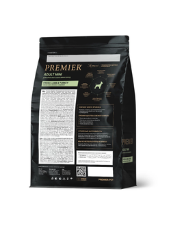 PREMIER (Премьер) сухой корм для собак мини - пород, Ягненок, индейка 1 кг