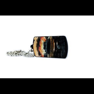 Заготовка акриловая «жетон», чёрная