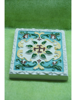 Изразцовая плитка "Уральские узоры"