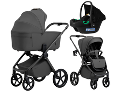 Коляска 3в1 Sweet Baby Elegante Therma Colore, цвет Dark Grey / Серый (Elegante)