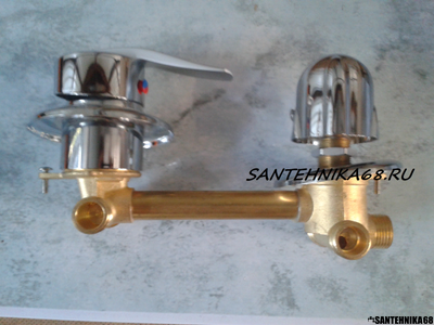 Смеситель для душевой кабины на 3 положения G3-10 G3-12 G3-14 см под резьбу