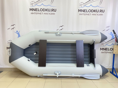Моторная лодка Аква 2800 НДНД светло-серый/графит - MNELODKU.RU