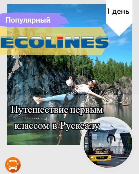 Путешествие первым классом на автобусе класса "Люкс" Эколайнс