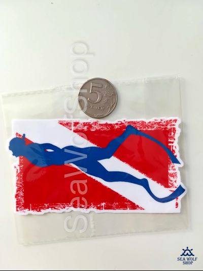 Наклейка оракал №25 Фридайвер