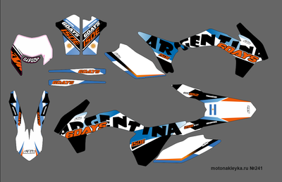 KTM 2013 - 2015 6 days наклейки