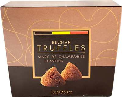Belgian Truffles трюфели со вкусом шампанского (marc de champagne flavour), 150г