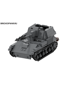 Танк СУ-76 советская самоходная установка | SU-76 Soviet light self-propelled gun lego