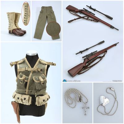 РЯДОВОЙ ДЭНИЭЛ ДЖЕКСОН (СПАСТИ РЯДОВОГО РАЙАНА) - Коллекционная ФИГУРКА 1/6 scale WWII US 2nd Ranger Battalion Series 4 Private Jackson (A80144) - DID