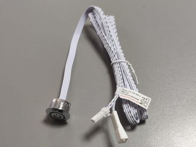 Кнопка сенсорная 12V Серебро D17. 5-6A с плавным затуханием