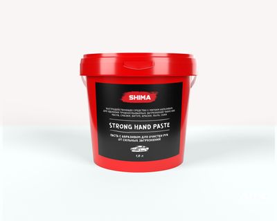 SHIMA DETAILER "STRONG HAND PASTE" Паста с абразивом для очистки рук от сильных загрязнений 1л