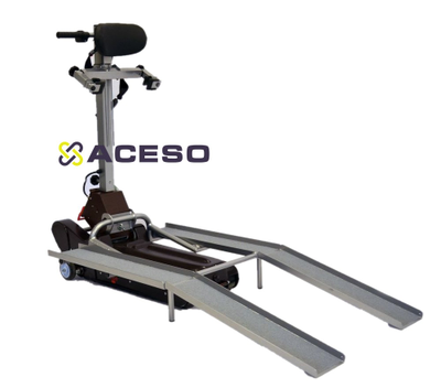 Лестничный  гусеничный  подъемник Барс-УГП-130 с платформой