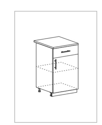 Шкаф нижний с 1 ящиком (ШН1Я600)