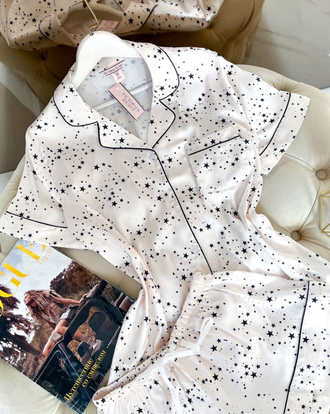 Пижама Виктория Сикрет со звездами. Домашняя одежда Виктория Сикрет со звездами