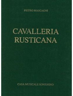 Mascagni. Cavalleria rusticana: Klavierauszug (it/en), gebunden